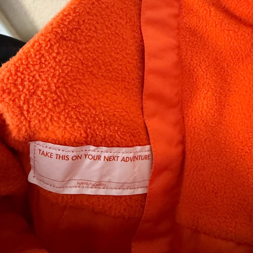 Cat & Jack 2T Orange Snow Overalls Insulated Waterproof Toddler Ski Adjustable